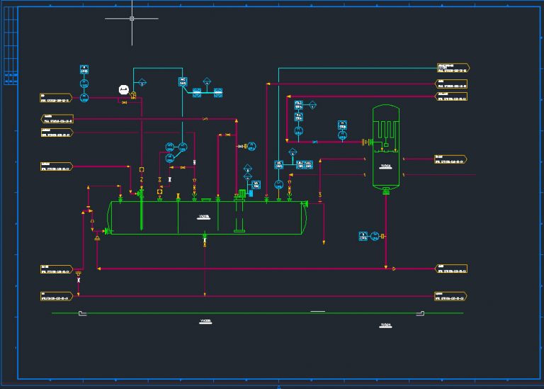 Pfd Instrument Layout new Develop Piping & Instrument Diagram (P&ID) and Process Flow Diagram ...